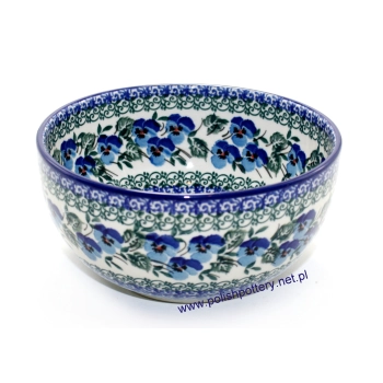 Miska 0,8L dek. 2273X Niebieskie Bratki